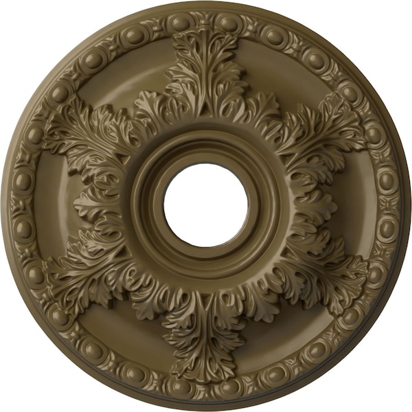 Ekena Millwork Granada Ceiling Medallion (Fits Canopies up to 6 5/8"), 18"OD x 3 1/2"ID x 2 1/2"P, Mississippi Mud CM18GAMMF - main